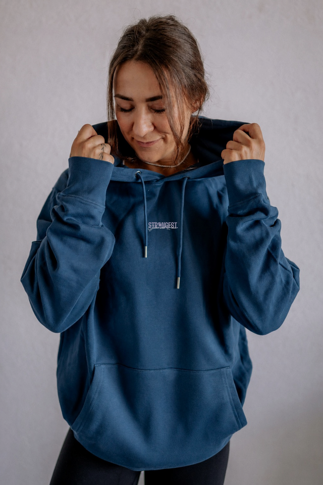 G&R X STRONGEST. Hoodie petrol