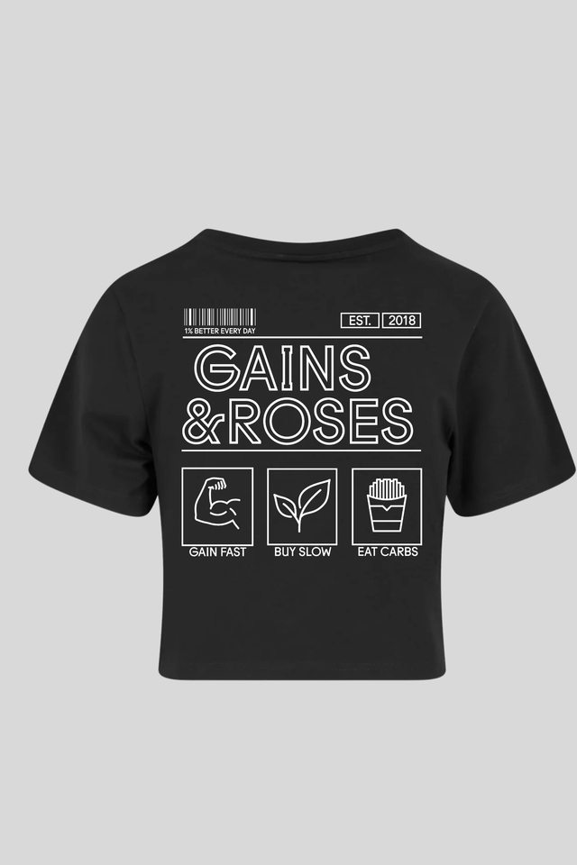Eat Carbs - Performance Crop Top