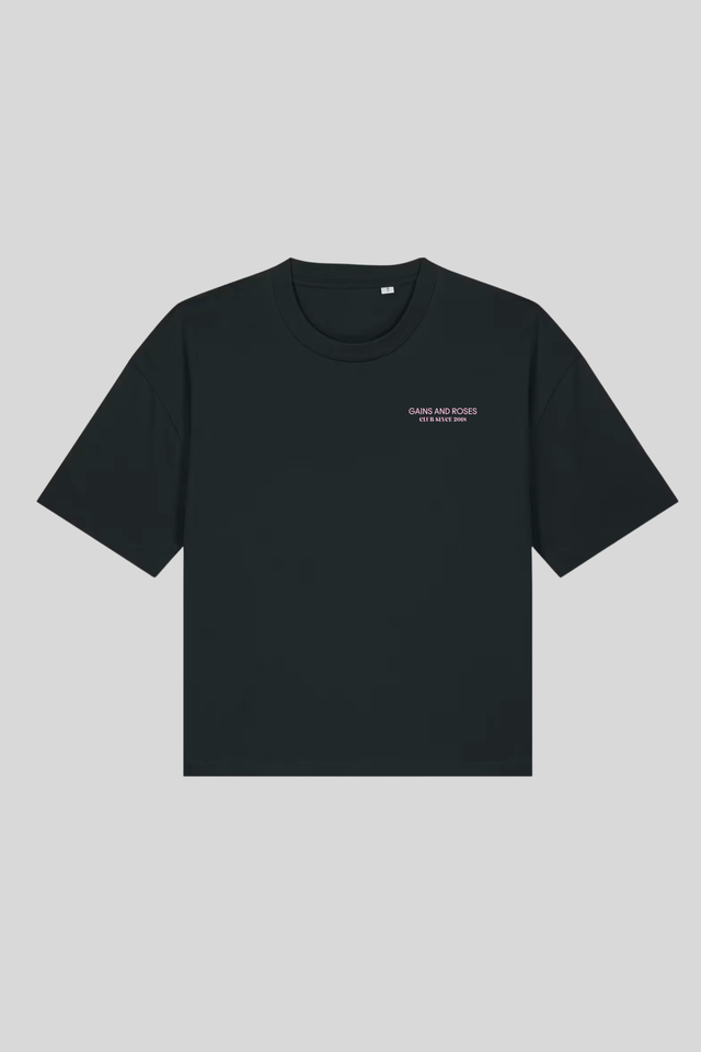 Gains Club Female Boxy Cropped T-Shirt