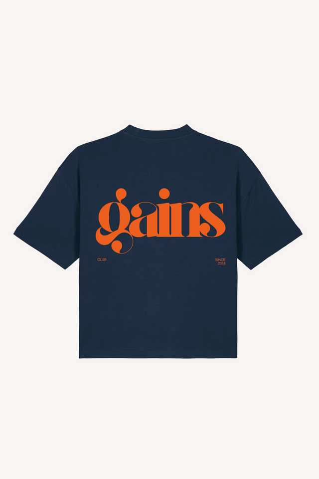 Gains Club Female Boxy Cropped T-Shirt