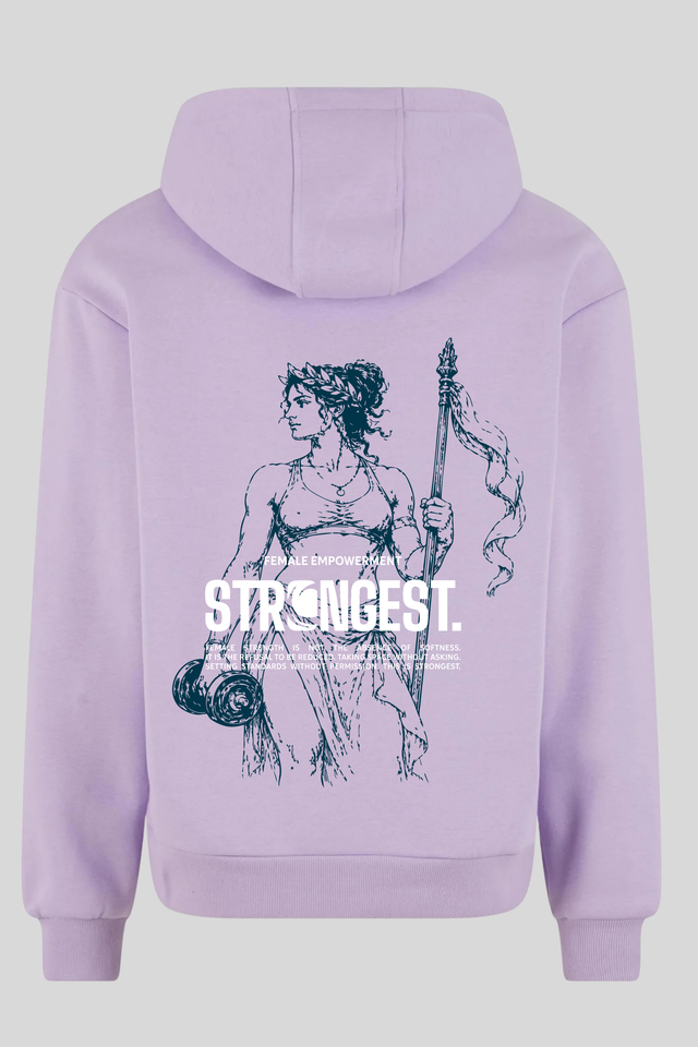 G&R X STRONGEST. Hoodie lavender