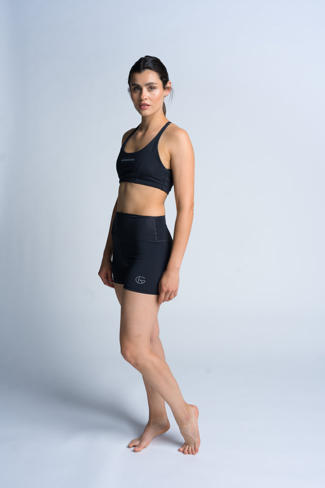 Performance Shorts mit hohem Bund, 8cm