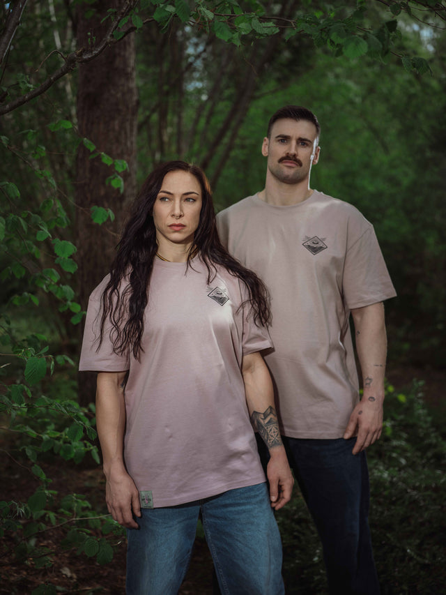 Vanessa Wagner x G&R, Unisex Oversized T-Shirt, warm blush