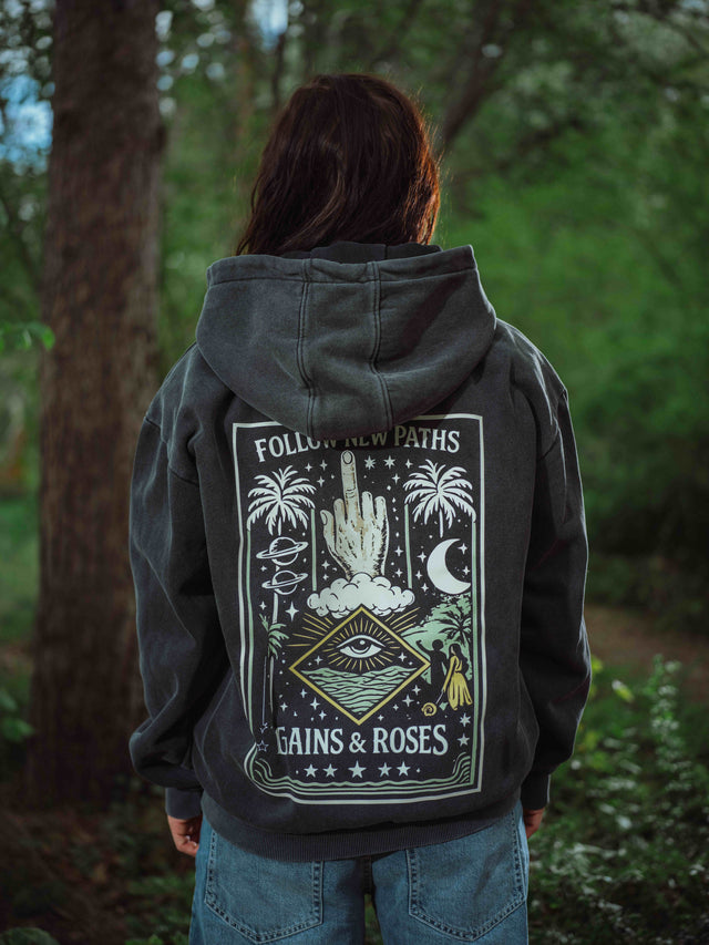 Vanessa Wagner x G&R, Vintage Oversized Zip Hoodie