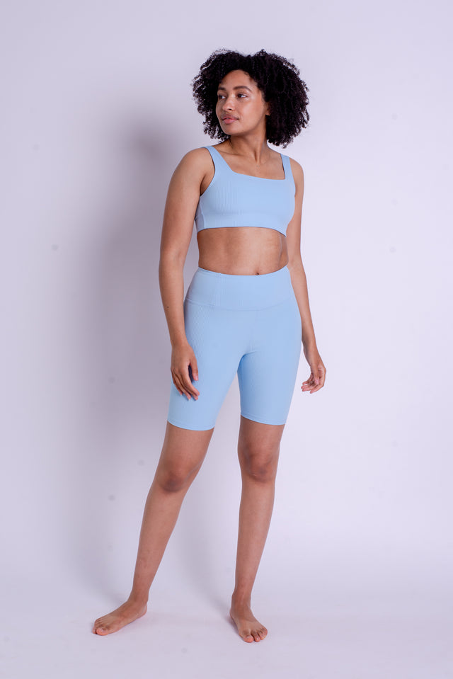 Rib Biker Shorts