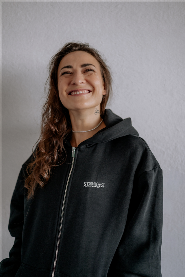 G&R X STRONGEST. Zip Hoodie