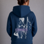 G&R X STRONGEST. Hoodie petrol