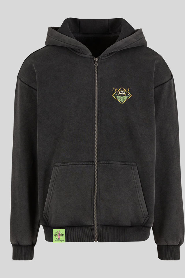 Vanessa Wagner x G&R, Vintage Oversized Zip Hoodie