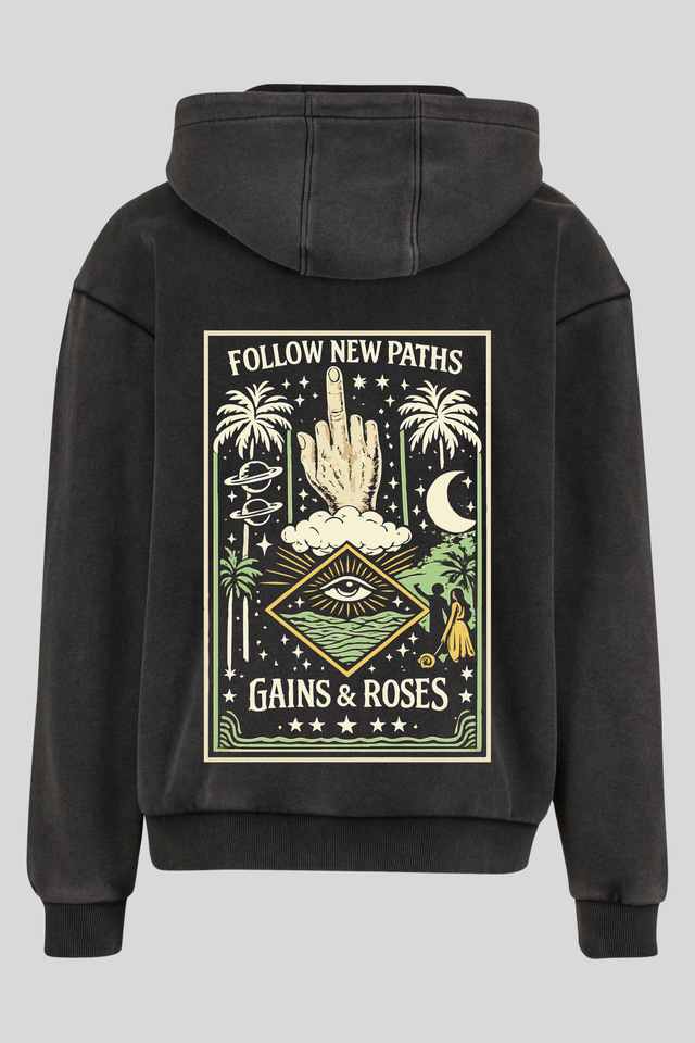 Vanessa Wagner x G&R, Vintage Oversized Zip Hoodie