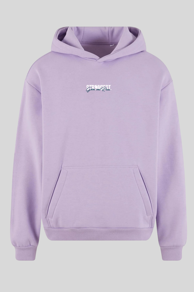 G&R X STRONGEST. Hoodie lavender