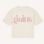 Gains Club Female Boxy Cropped T-Shirt