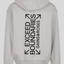 Oversized Boxy Zip Hoodie lightgrey