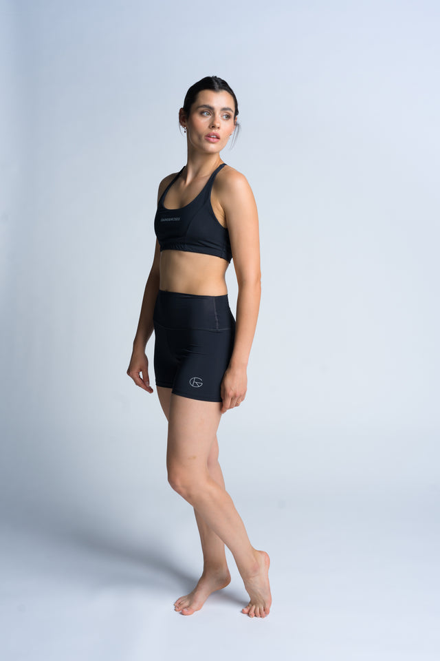 Performance Shorts mit hohem Bund, 8cm